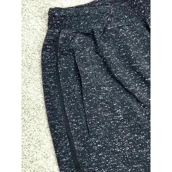 Lululemon Mens Athletic Shorts 9" Inseam Black Grey Speckles Lined Defect Sz M - Picture 5 of 12